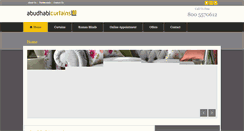 Desktop Screenshot of abudhabicurtains.com